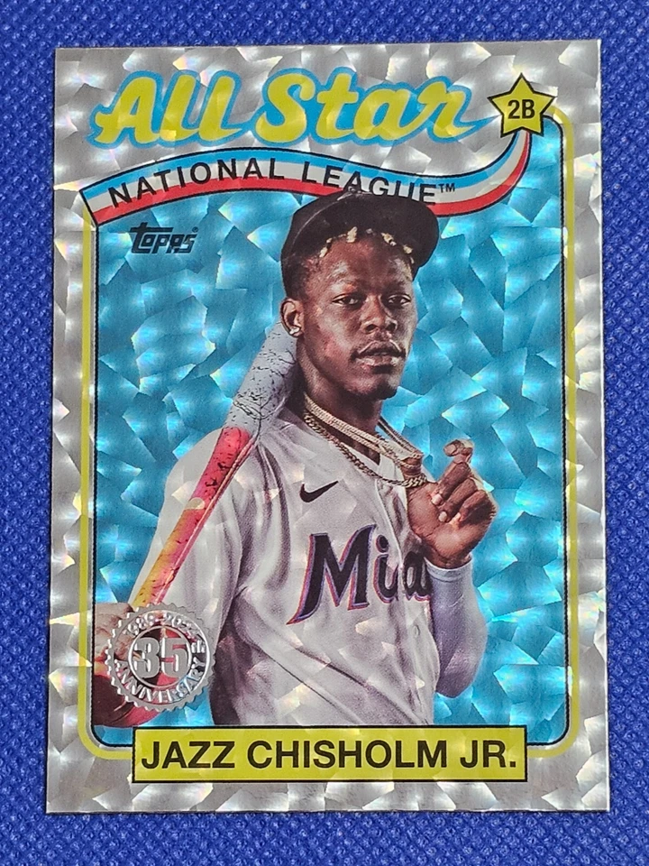 Jazz Chisholm Jr. 2024 Topps Series 2 1989 All Star Silver Foilboard #89ASB-9 - Image 1 of 1