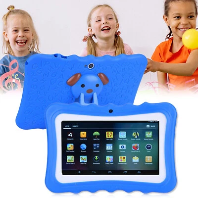 7" WIFI Kids Tablet Android Tablets 32GB HD Quad-Core w/ Dual Camera Bundle Case - Image 1 of 4