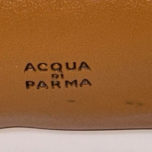 Acqua di Parma Brown Leather Toiletry Bag Travel Dopp Kit Cosmetic Case Unisex - Picture 1 of 9