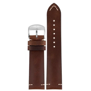 New Breitling Leather 22-20mm Brown Drakkar Calfskin Unisex Strap 515X - Picture 1 of 2