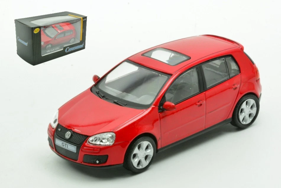 Modellino auto scala 1:43 VW GOLF V GTI RED diecast modellismo statico - Immagine 1 di 1