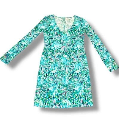 Lilly Pulitzer Size 4 DAVIE DRESS STYLE #004548 EMERALD ISLE PINEAPPLE OF MY EYE - Image 1 of 4