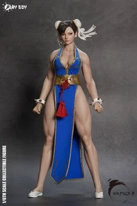 Play Toy 1/6 P023B Fighting Goddess Chun-Li 2.0 Actionfigur weiblicher Soldat Spielzeug - Bild 1 von 10