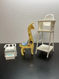 Lotto cugini e seggioloni giraffa vintage Mattel cuore famiglia anni 80 W4 - Foto 1 di 14