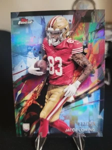 2024 Topps Finest - Common Jacob Cowing #100 Sky Blue Refractor /325 (RC) - Bild 1 von 9