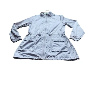 APANA Damen Large Windbreaker Regen Mantel Jacke hell lila/rosa durchgehender Reißverschluss - Bild 1 von 12