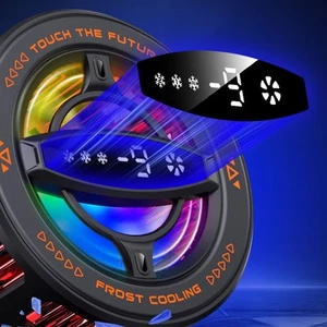 For Gaming Phone Cooler with Magnetic Design and Adjustable Cooling Gears - Zdjęcie 1 z 12