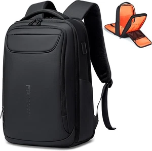 FENRUIEN Business Laptop Backpack for 15.6 Inch 1800D Business Backpack Men with - Picture 1 of 6