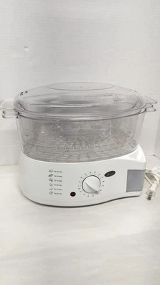 Oster Two Tier Food Steamer & Rice Cooker Model #5713 - Image 1 of 4