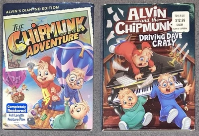 The Chipmunk Adventure 1987 Movie/Driving Dave Crazy DVD Alvin & the Chipmunks - Image 1 of 4
