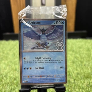 Holiday Calendar 2025 SEALED Articuno 032/159 Festive STAMP Promo - Picture 1 of 4