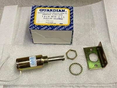GUARDIAN TUBULAR SOLENOID 12VDC T8X16-I-12V # A420-066643-00 - Image 1 of 4