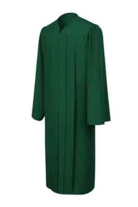 Matte Hunter High School/Bachelor Graduation Gown - Picture 1 of 5