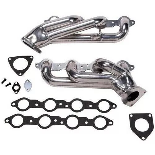 Cabezales de escape BBK Shorty para Chevy Silverado 1999-2009 y GMC Sierra 6,0 L V8 Foto 1 de 4