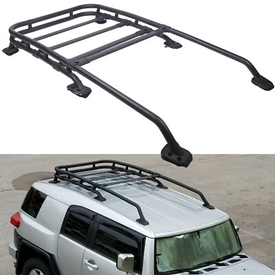For Toyota FJ Cruiser 2007-2014 Factory Style Aluminum Roof Rack Rail Top Cargo - Image 1 of 4
