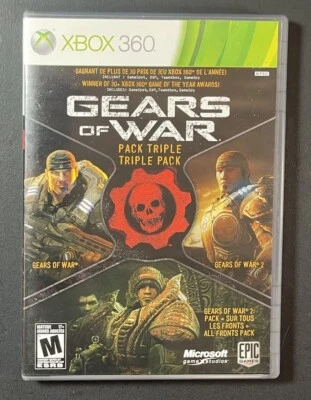 Gears of War Triple Pack (XBOX 360) USED - Image 1 of 4