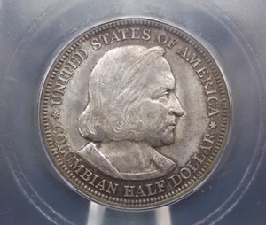 Medio dólar conmemorativo 1893 *EXPO COLOMBIANA* 50c ICG MS64 #401 BU sin circular ECC&C - Imagen 1 de 4