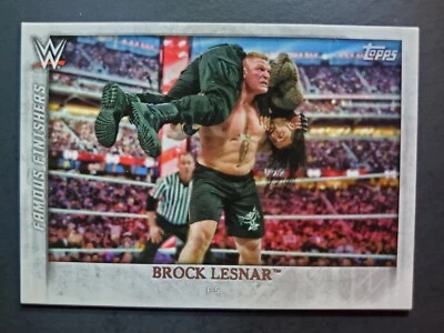 2015 Topps WWE Undisputed Famous Finishers #FF-16 BROCK LESNAR - Image 1 of 2
