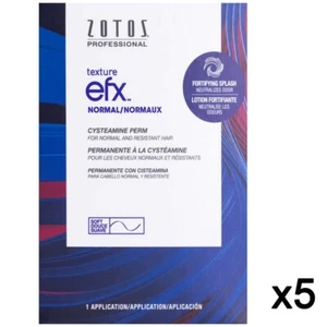 BEAUTY ZOTOS HAIR CURLING TEXTURE THIO FREE EFX PERM NORMAL RESISTANT 5 PACK - Picture 1 of 2