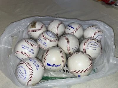 New Nip MacGregor 11 Factory Official Cork & Rubber Core Baseball 9"- 5 OZ 92722 - Image 1 of 4