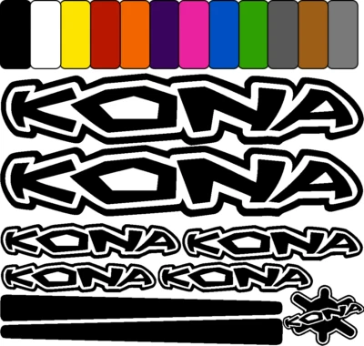 STICKERMASCHINE kona ver3 aufkleber sticker fahrrad bicycle