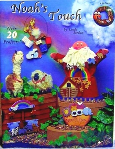 "Noah's Touch" Decorative Tole Painting Book: 20 Craft Projects w/ Wooden Pieces - Picture 1 of 10