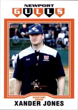 2017 Newport Gulls Choice #31 Xander Jones Coach Middletown Rhode Island RI Card