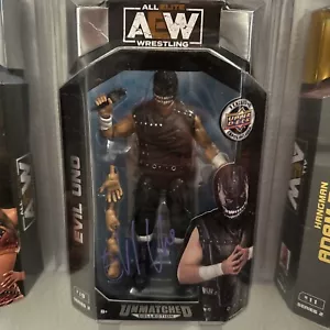 2021 AEW Jazwares Evil Uno Signed Autograph Unmatched Collection Figure - Picture 1 of 1