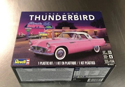 REVELL 1956 FORD THUNDERBIRD 1/24 SCALE  MODEL-KIT FACTORY  SEALED BOX - Image 1 of 4