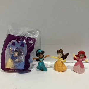 Disney Princess McDonalds 2021 Lot Of 4 Happy Meal Toys - Picture 1 of 4