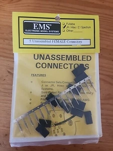 EMS Unassembled Connectors for R/C EMO0018 UCONN FEMALE-JR/HITEC - Picture 1 of 3
