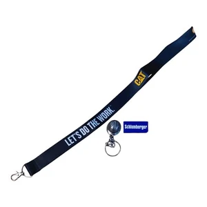 Schlumberger Drill Keychain & Sticker Oilfield Union Construction Crane P174 - Picture 1 of 7