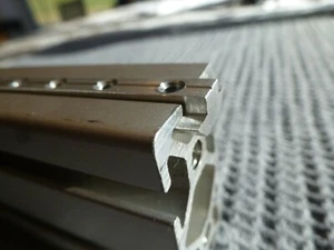 T Slot Hardware fits TS10,80/20, aluminum SLIDE BAR 6" 10-32 / M5 threads - Picture 1 of 6