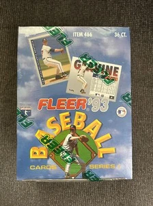 1993 Fleer Serie 1 BOX, 36 Packungen, fabrikversiegelte Baseballkarten  - Bild 1 von 3