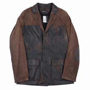 Kiton Lambskin Suede and Leather Blazer with Cashmere Lining S (Eu 48) Jacket - Picture 1 of 12