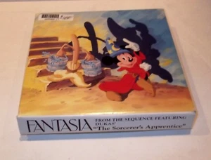 Disney Mickey Anniv Sorcerer's Apprentice Fantasia Collector's Plate 6" '90 NEW! - Picture 1 of 4