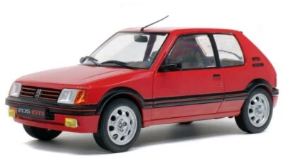 PEUGEOT 205 GTi 1,9 - 1988 - red - SOLIDO 1:18 - Immagine 1 di 4