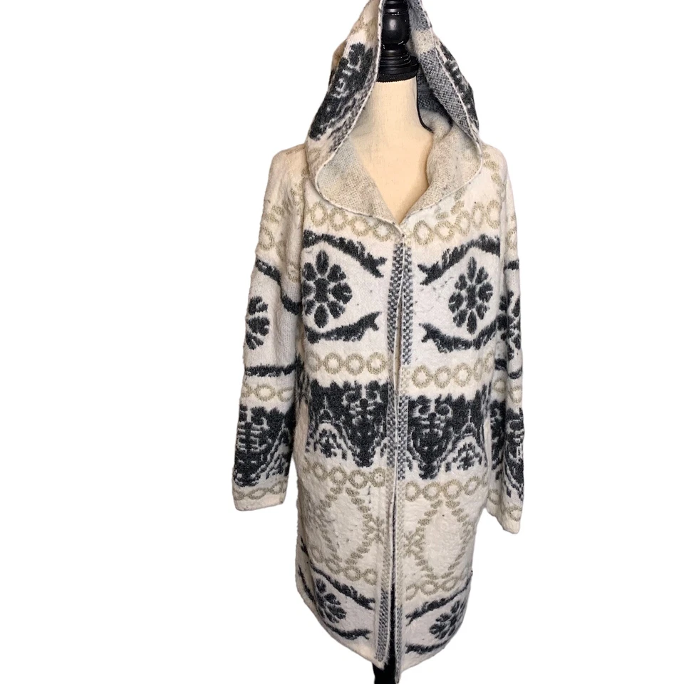 Monoreno Longline Sudadera con Capucha Mujer Cárdigan Grande Suéter Bolsillos Foto 1 de 4