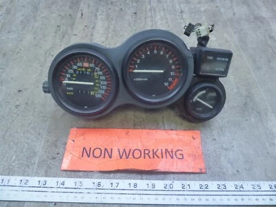1986 Yamaha FZ600 Y708-2) speedo tach fuel gauge cluster panel for parts Foto 1 de 4