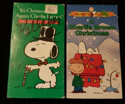 A Charlie Brown Christmas and Its Christmas Time Again (2 VHS Tape Lot) - Image 1 of 4