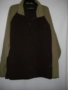 ZORREL Jacket Men 2XL Brown Tan Full Zip Long Sleeve - Picture 1 of 9