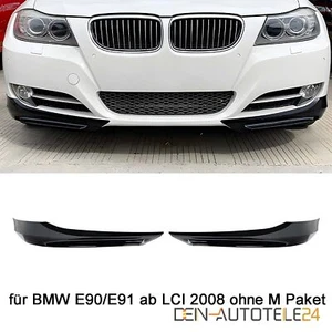 FRONTSPOILER FRONTANSATZ PASSEND FÜR BMW E90 E91 LCI 3ER 08-12 OHNE M PAKET - Picture 1 of 6