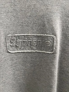 ⭐️ Supreme Grey Box Logo Crewneck Cut Out BL Size Medium 100% Authentic ⭐️ - Picture 1 of 5