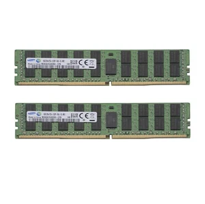 Mémoire RDIMM serveur enregistré Samsung 32 Go (2 x 16 Go) DDR4 2133 MHz PC4-17000 ECC - Photo 1/5