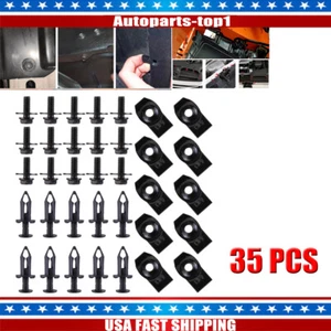 For Toyota Body Bolts U-nut Clips M6 Engine Under Cover Splash Shield Guard - Bild 1 von 12