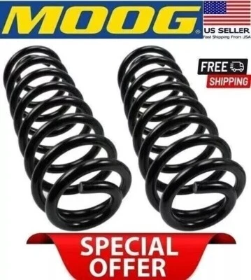 Brand New 2 Coil Springs Set MOOG Rear for AVALANCHE Suburban TAHOE Yukon - Image 1 of 3