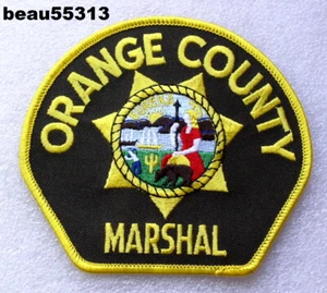 ⭐ORANGE COUNTY MARSHALL POLICE DEPARTMENT CALIFORNIA PATCH - Picture 1 of 1