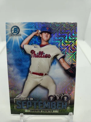 2023 Bowman Andrew Painter Sights on September Mega Box Refractor #SOS-16 - Image 1 of 2