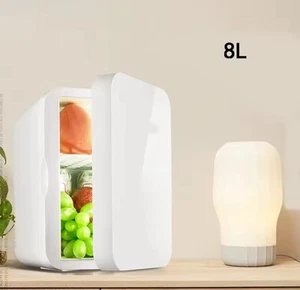 12V Portable Car Refrigerator Indoor Outdoor Make-up Food Mini Travel Fridge 12L - Picture 1 of 4