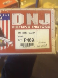 Engine Piston Set-DOHC, Eng Code: MZR, Turbo, 16 Valves DNJ P469 - Picture 1 of 4